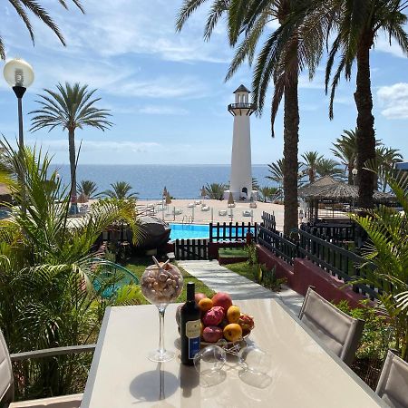 First Beachline Deluxe With Garden And Terrasse In Sun Club San Bartolome Bagian luar foto