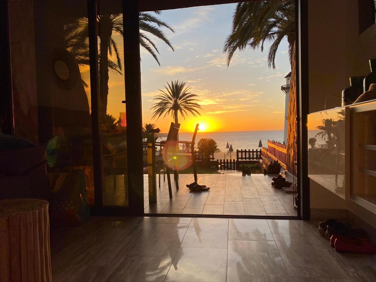 First Beachline Deluxe With Garden And Terrasse In Sun Club San Bartolome Bagian luar foto