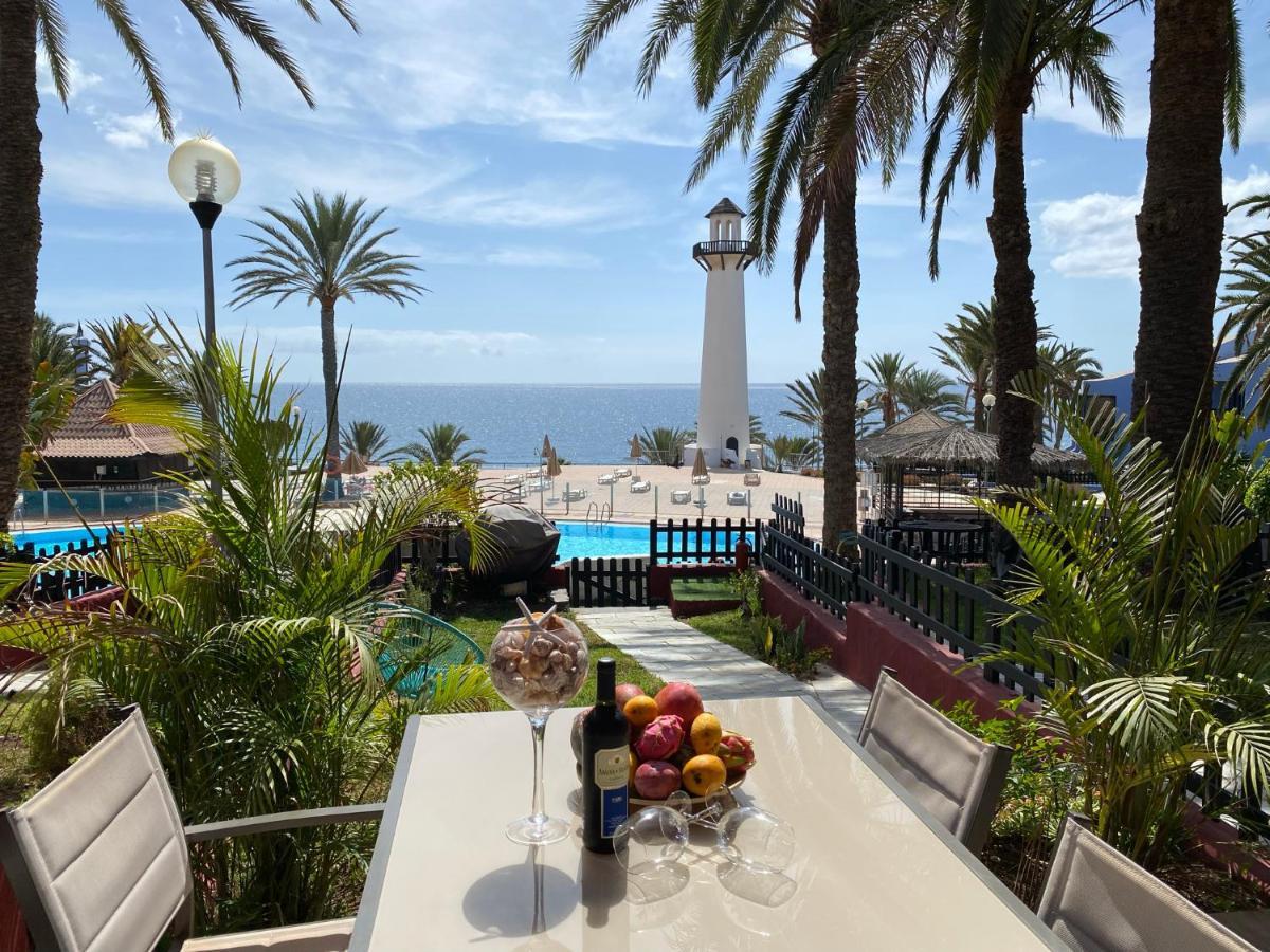 First Beachline Deluxe With Garden And Terrasse In Sun Club San Bartolome Bagian luar foto